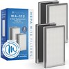 Medify Air MA112 Replacement Filter Medical Grade True HEPA H13 2Sets 4 Total Filters 2PK MA-112R-2